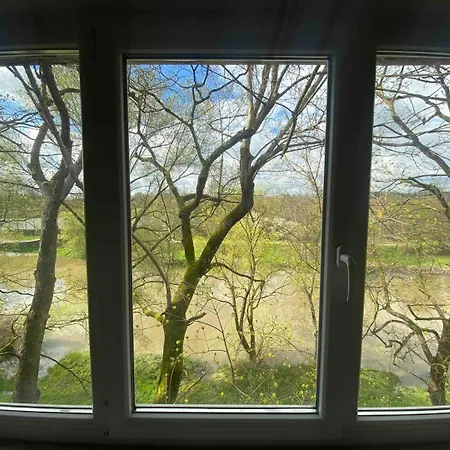 3 Zimmer Apartment Mit Flussblick - Self Check-In Eggenfelden Esterno foto